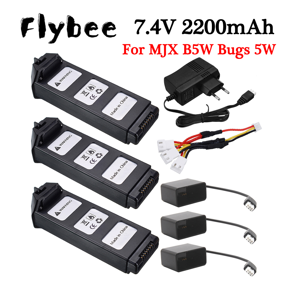 Rc Helicopter Coaxial - Nieuwe 7.4V 2200Mah Lipo Batterij Voor