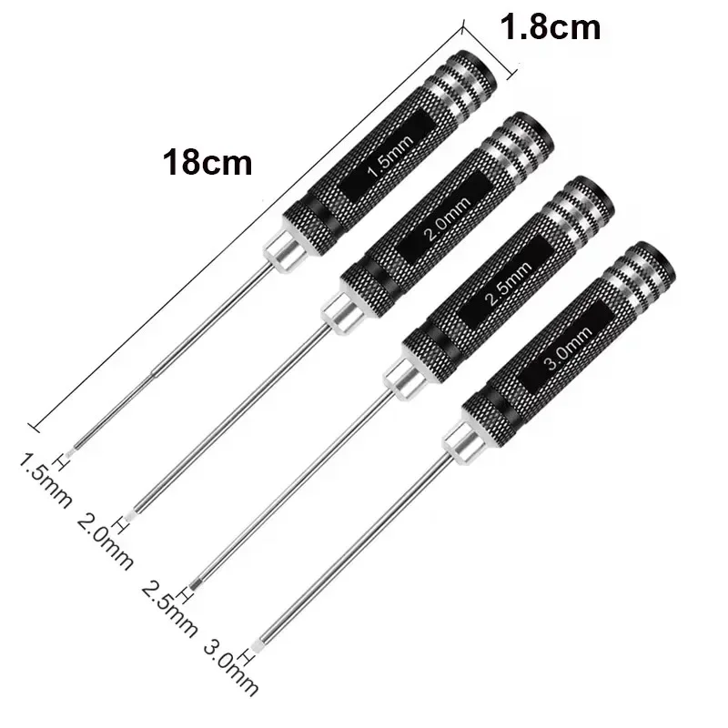 Zeskantbitset 1,5/2,0/2,5/3,0  - Rc Helicopter Tool Kit recensie en prijs