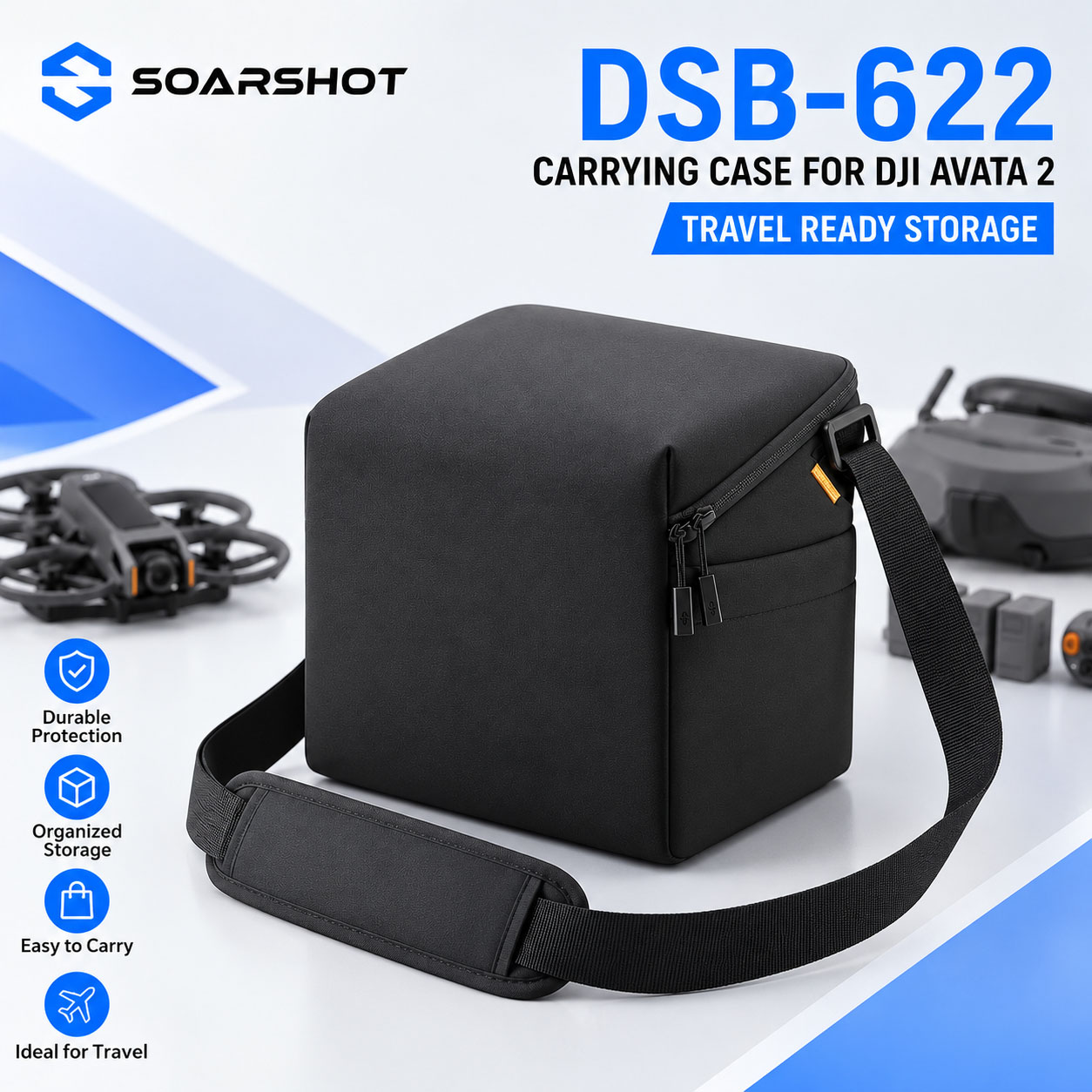 SOARSHOT Draagtas voor DJI Ava - Rc Helicopter Bag recensie en prijs